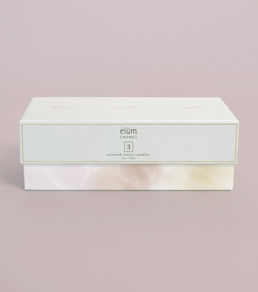3 Piece Votive Candle Collection - Warm