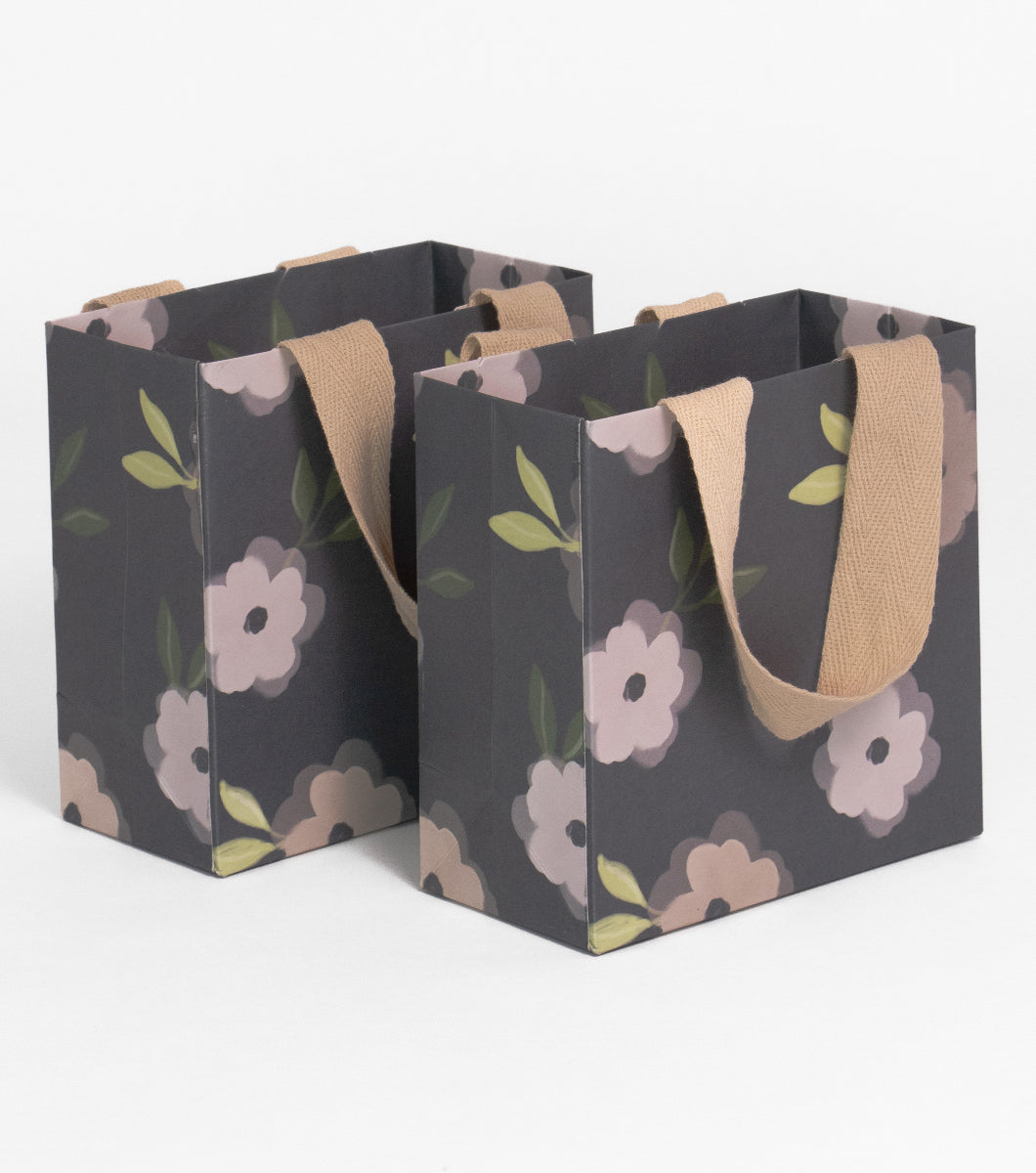 Floral 10 Piece Gift Bag Collection with Tissue