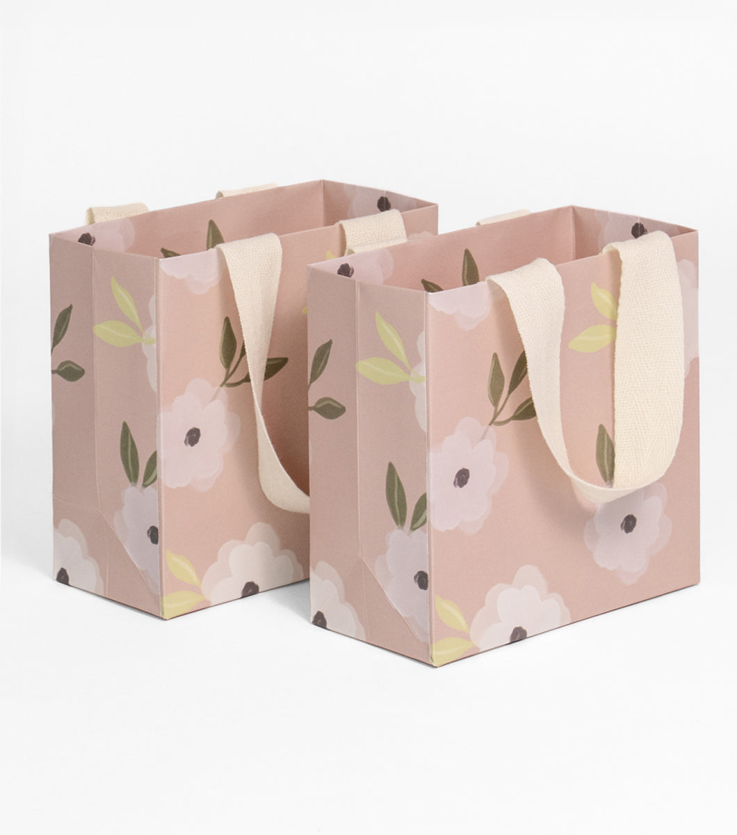 Floral 10 Piece Gift Bag Collection with Tissue