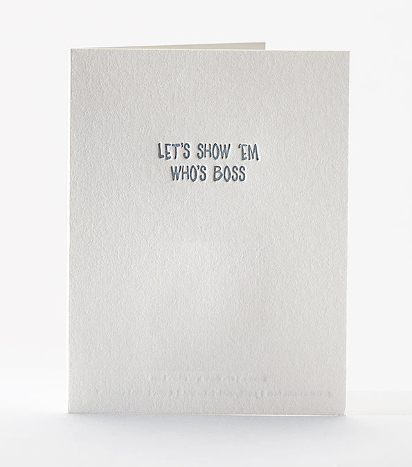 Elum Designs Life Is... Sympathy and Encouragement Letterpress Greeting Card