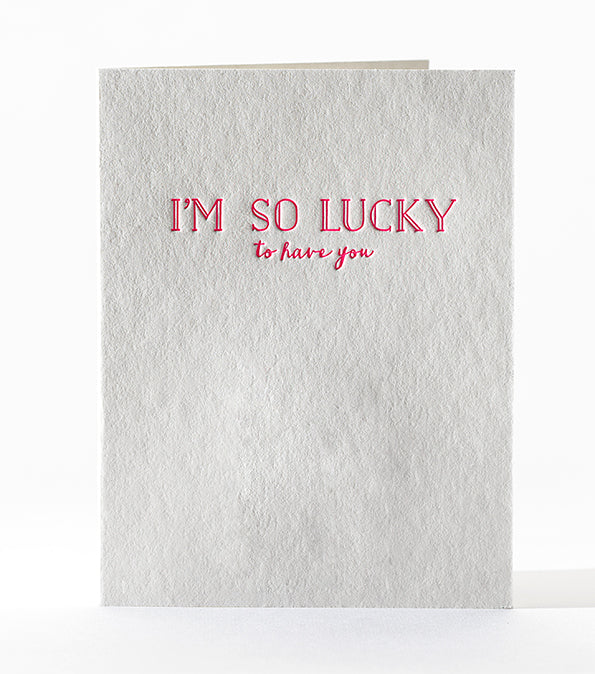 Elum Designs TROPICAL LOVE Letterpress Valentine's Day Greeting Card