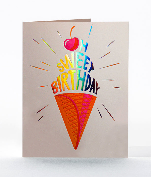 holographic greeting cards You're My Whole World Card (Silver Holographic)