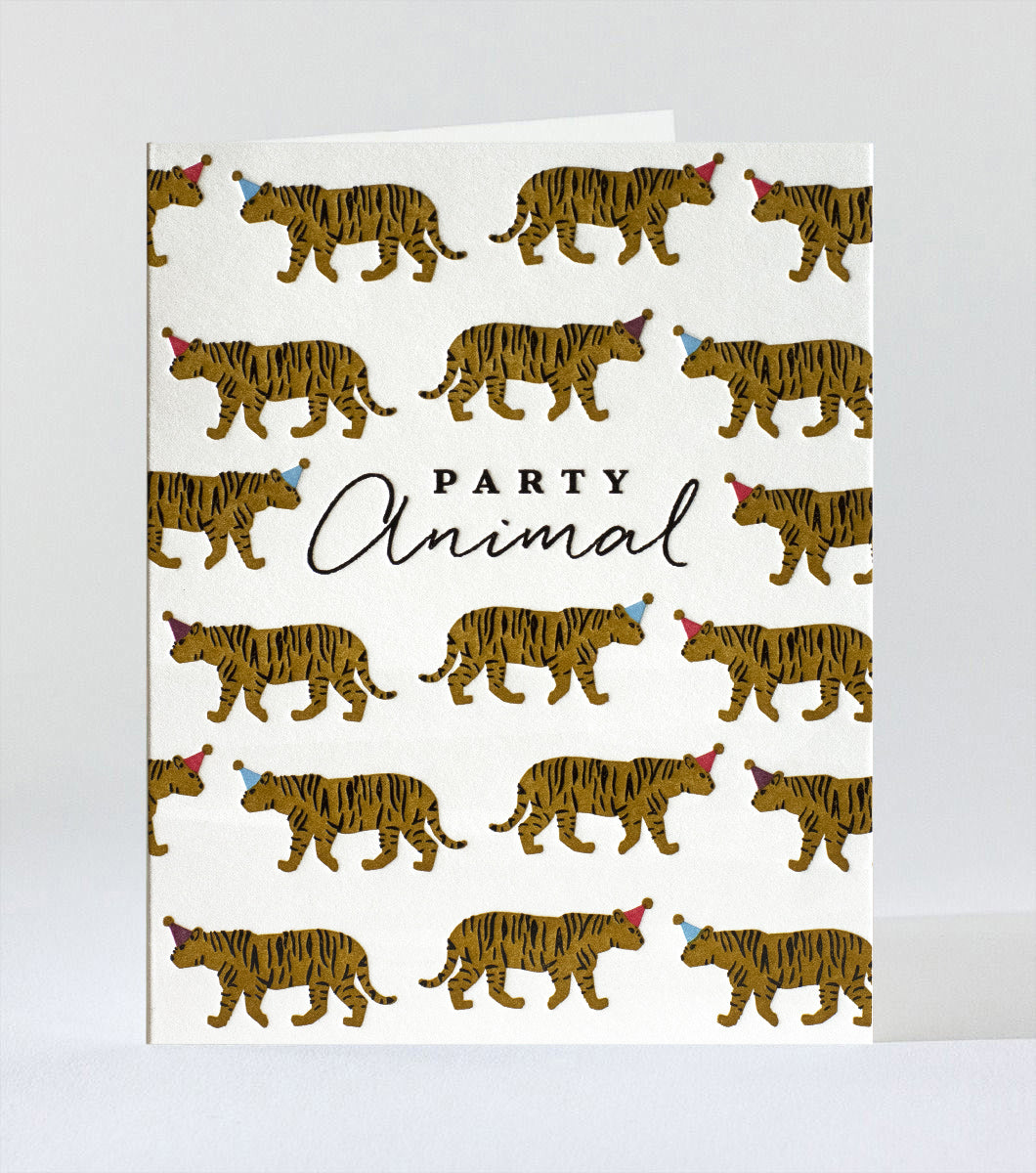 Elum Designs Cubic Thanks Letterpress Greeting Card