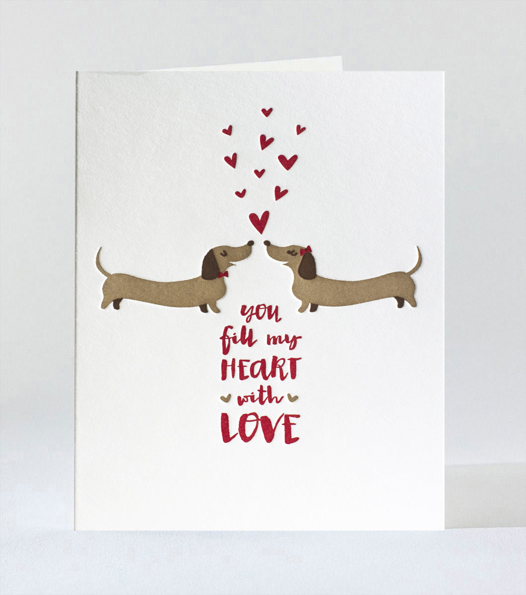 Elum Designs Cubic Thanks Letterpress Greeting Card