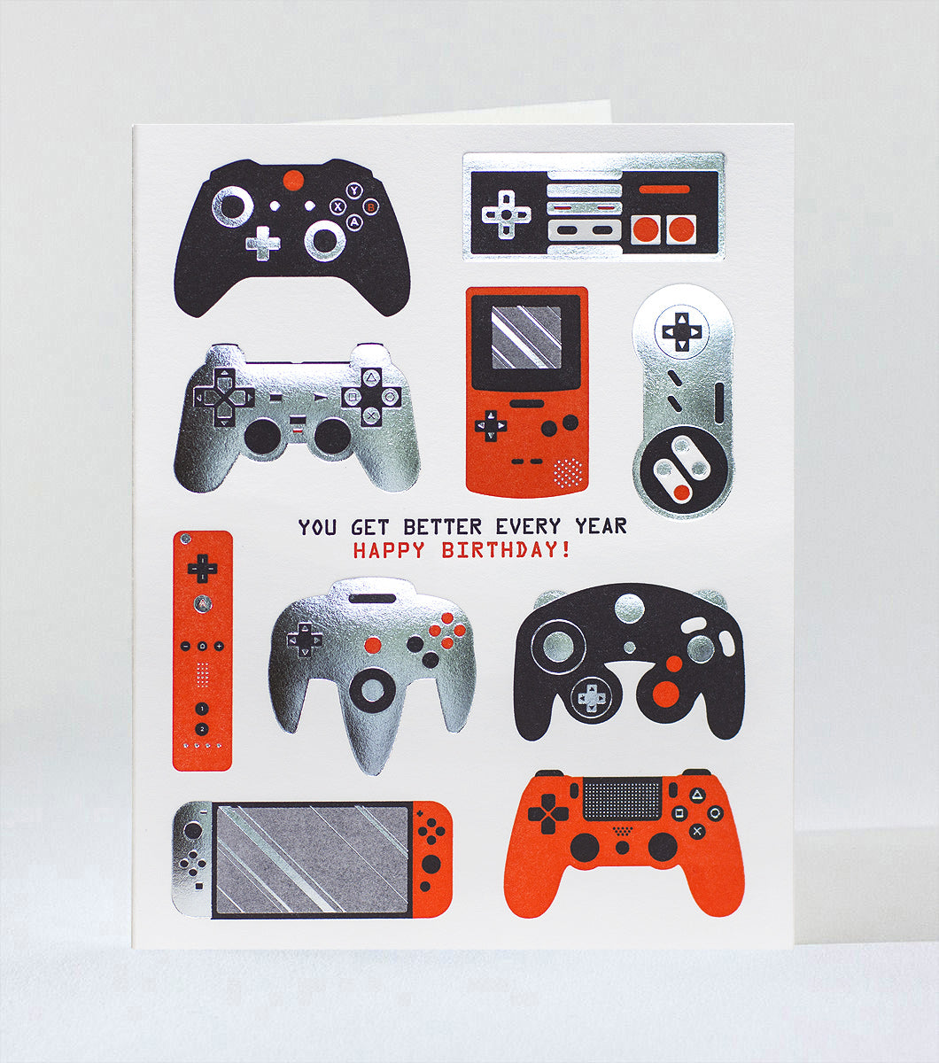 Elum Designs Cubic Thanks Letterpress Greeting Card
