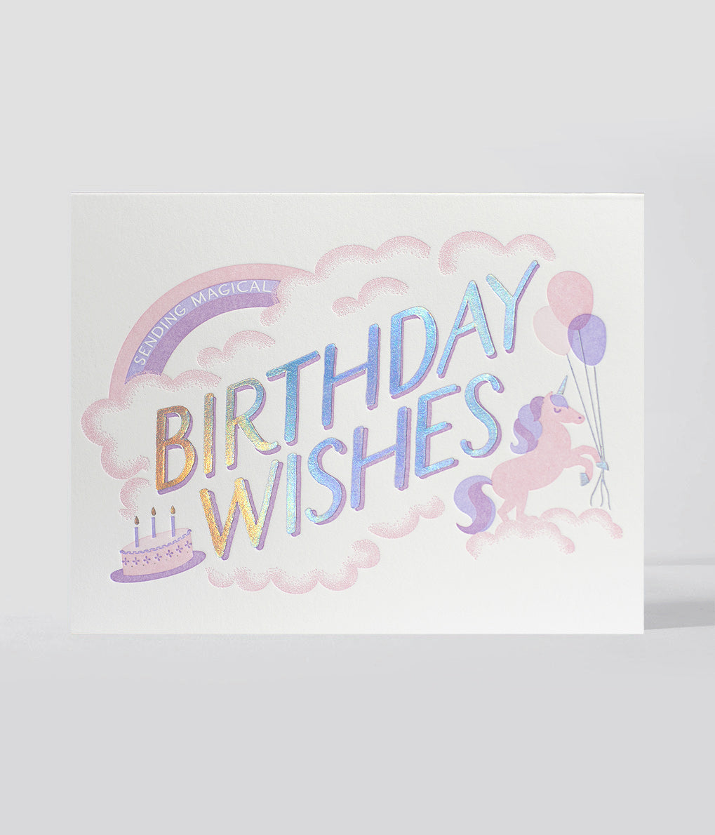 Elum Designs Cubic Thanks Letterpress Greeting Card