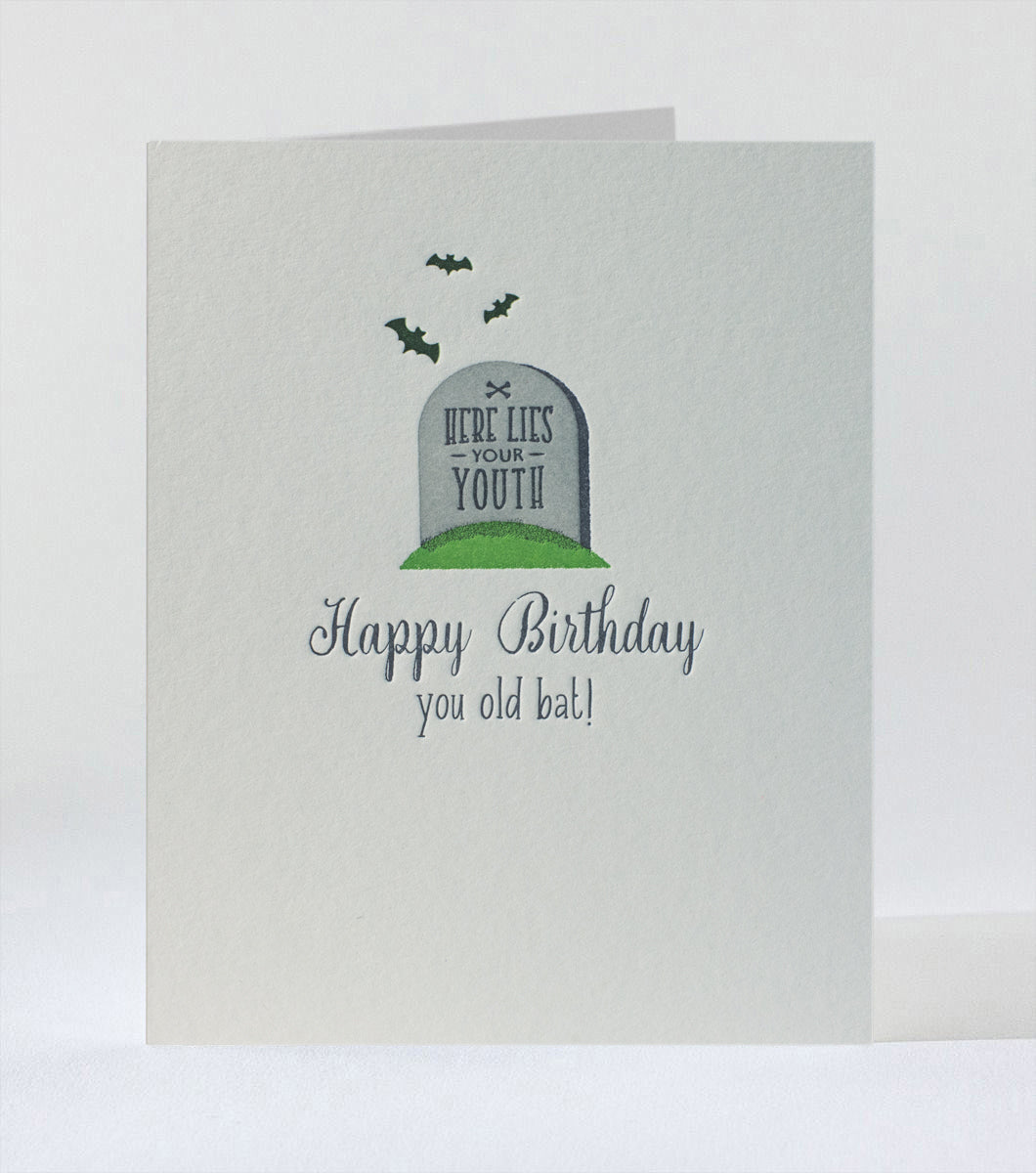 Elum Designs Cubic Thanks Letterpress Greeting Card