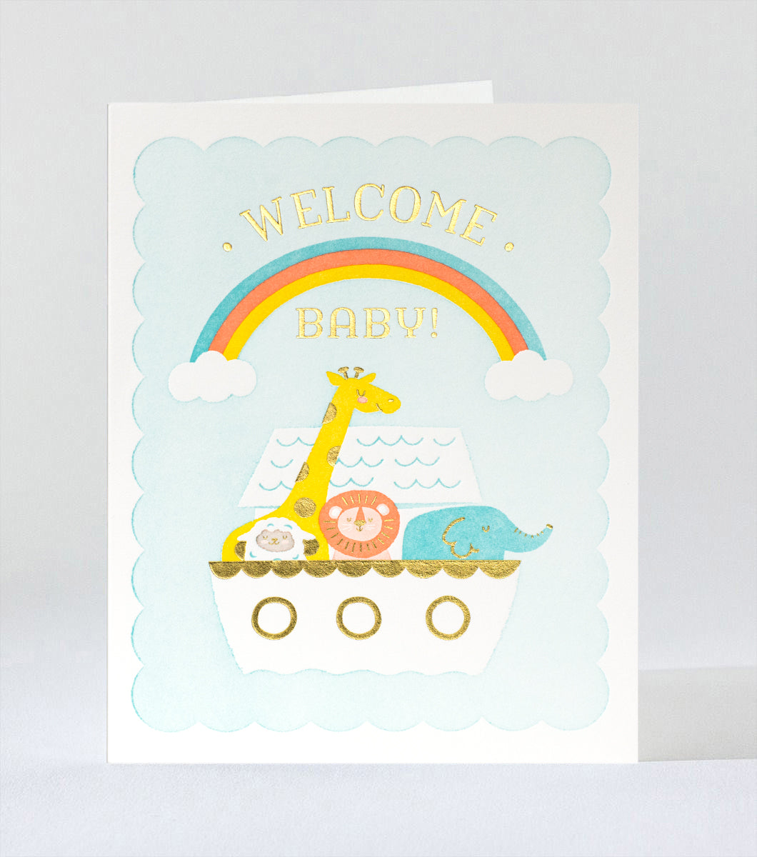 Elum Designs Cubic Thanks Letterpress Greeting Card