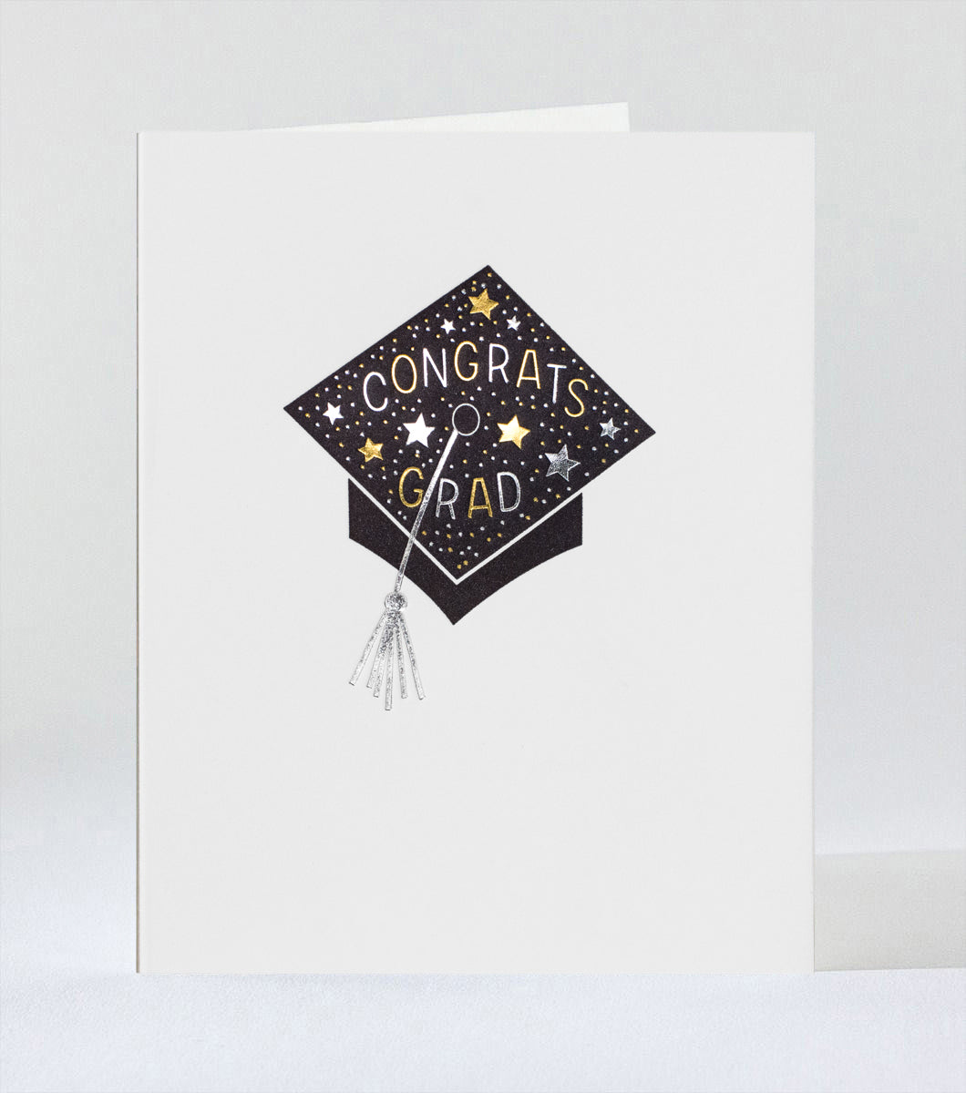 Elum Designs Cubic Thanks Letterpress Greeting Card