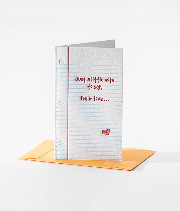 Elum Designs Letterpress Old School Mini Note Gift Enclosures 101