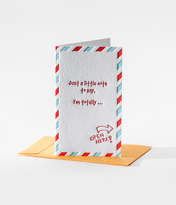 Elum Designs Letterpress Old School Mini Note Gift Enclosures 105