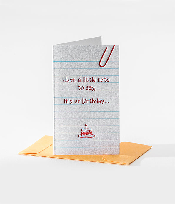 Elum Designs Letterpress Old School Mini Note Gift Enclosures 118