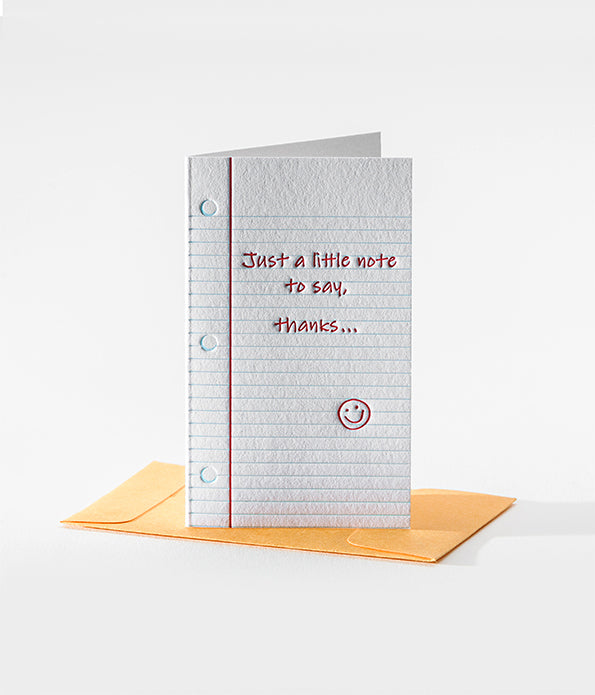 Elum Designs Letterpress Old School Mini Note Gift Enclosures 119
