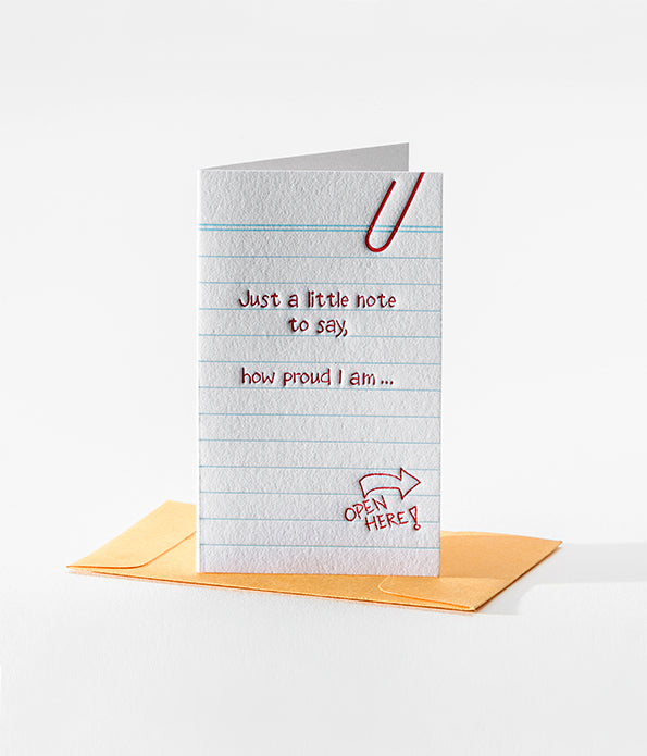 Elum Designs Letterpress Old School Mini Note Gift Enclosures 123