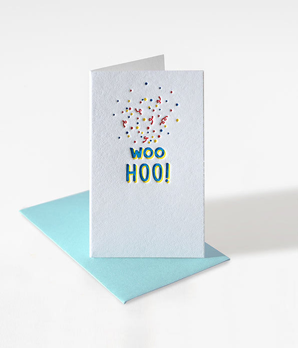 Elum Designs Icon "Confetti Spray" Letterpress Mini Note Gift Enclosure