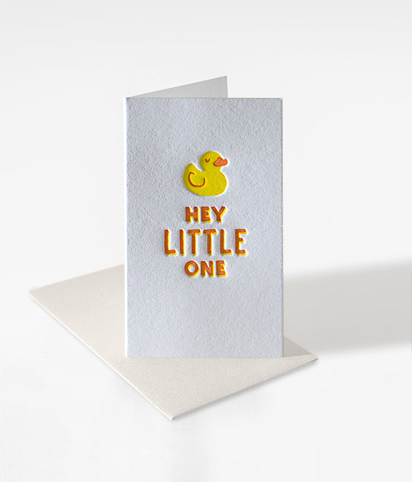 Elum Designs Icon "Little Ducky" Letterpress Mini Note Gift Enclosure