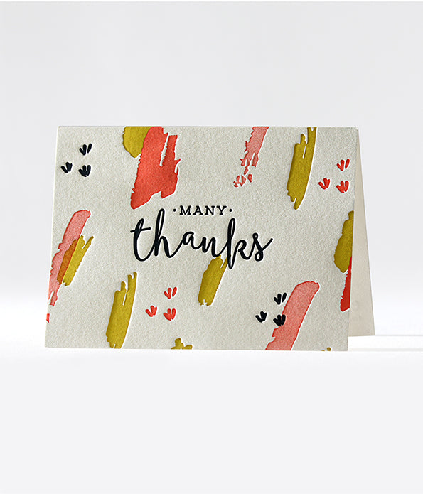 Elum Designs Swatch Stroke Letterpress Boxed Notes