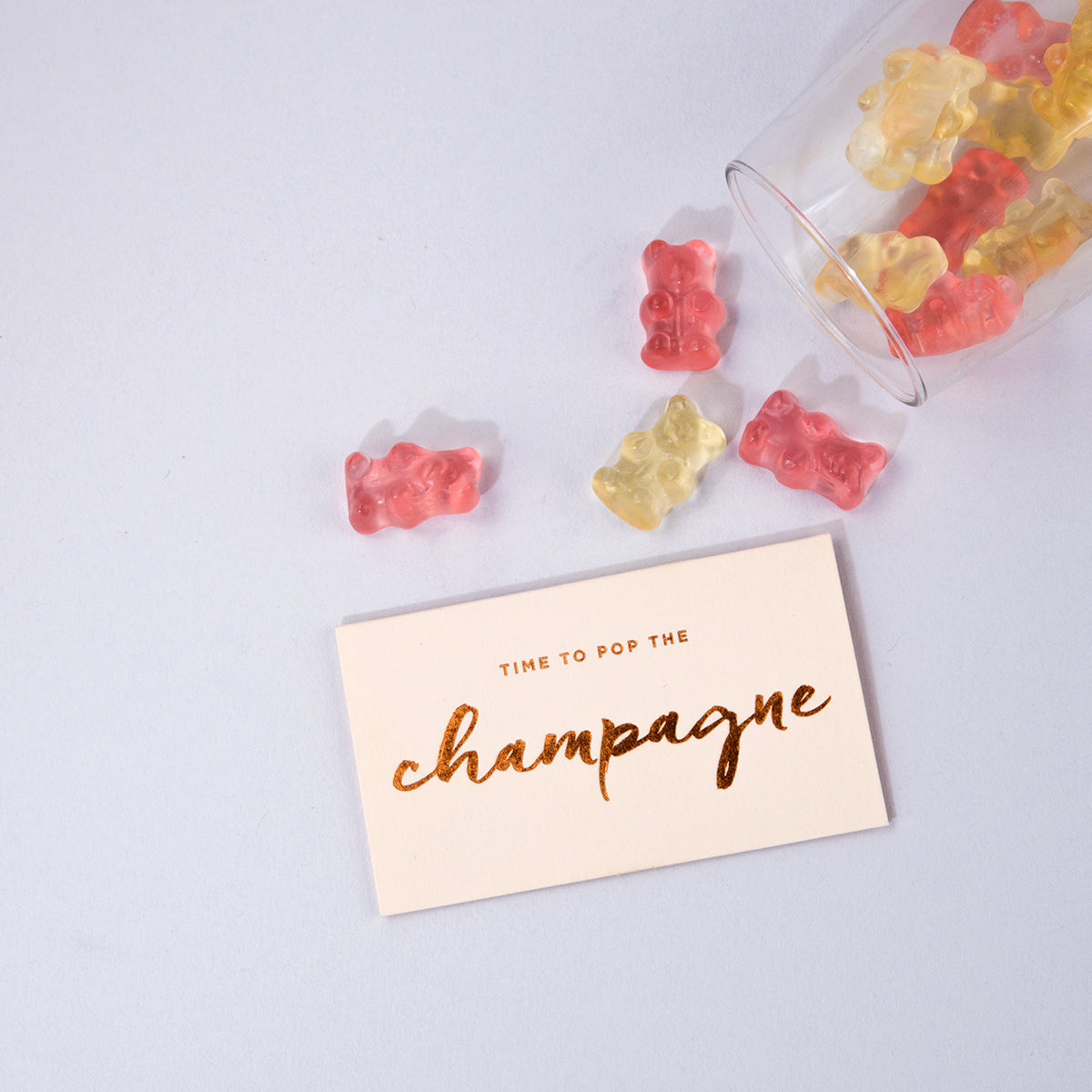 Champagne Mini Notes - Set of 10