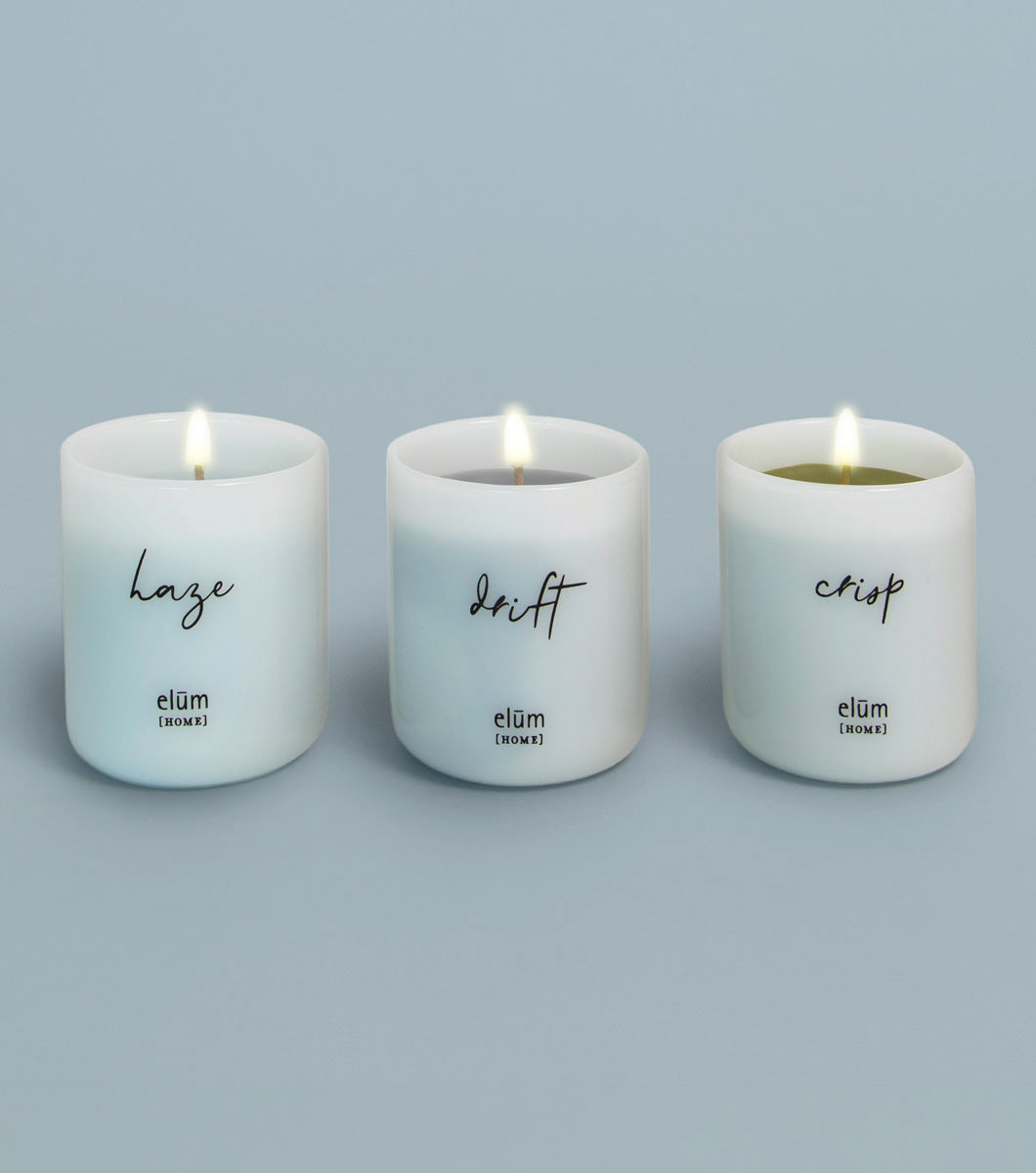 3 Piece Votive Candle Collection - Cool