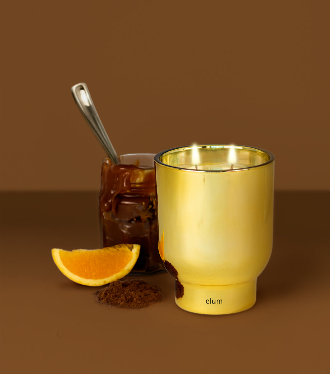 Pumpkin Creme Brulée 21 oz Maeve Glass Candle