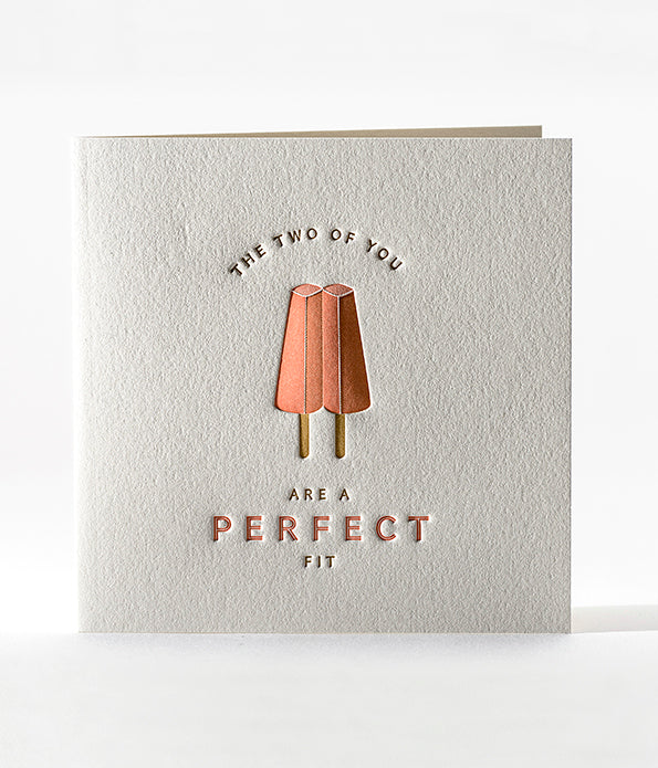 Elum Designs TWIN POPS STRAWBERRY LGBTQ Same Sex Marriage Letterpress Greeting Cards 