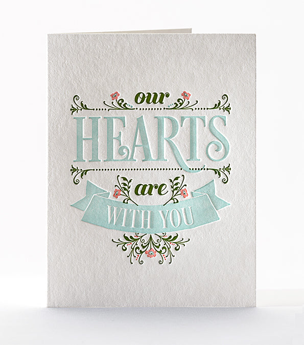 Elum Designs Harmony Sympathy Letterpress Greeting Card 