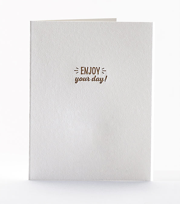 Elum Designs Best Dam Birthday Funny Letterpress Birthday Greeting Card