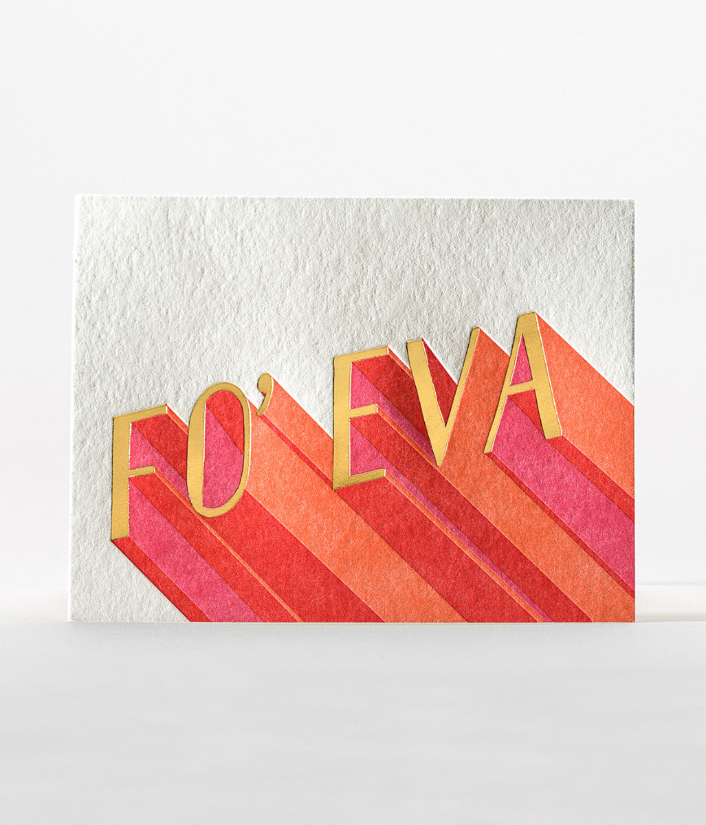 Elum Designs Beaming Letterpress Valentine's Day & Love Greeting Card 