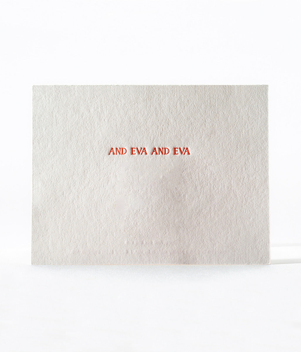 Elum Designs Beaming Letterpress Valentine's Day & Love Greeting Card 