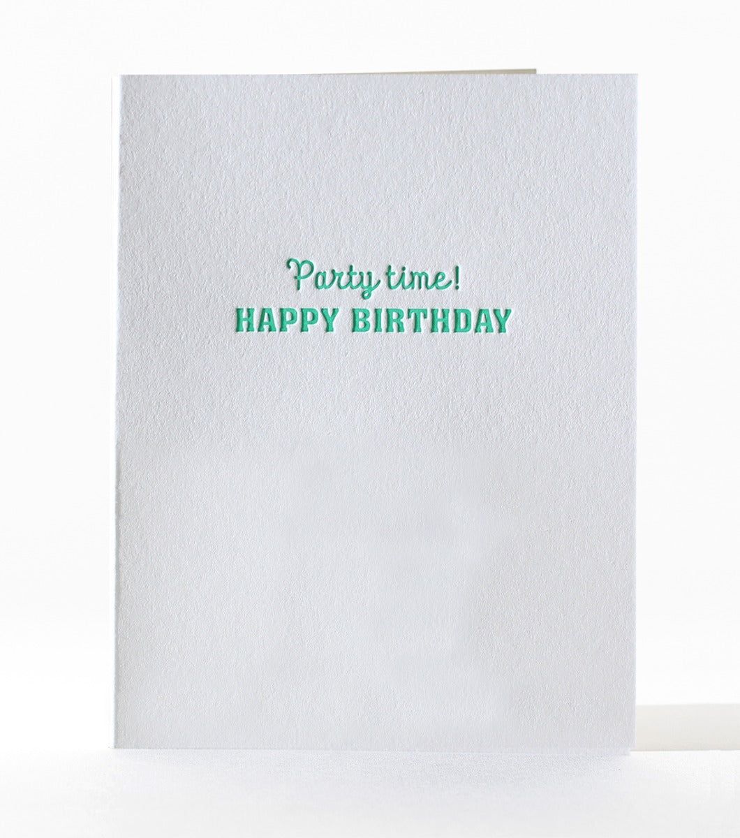 Elum Designs Raise the Roof Letterpress Birthday Greeting Card