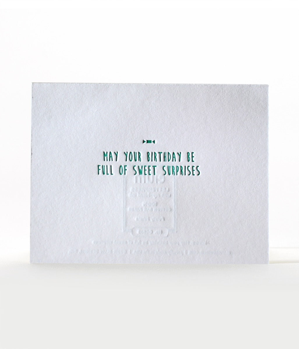 Elum Designs Feisty Piñata Letterpress Greeting Card 