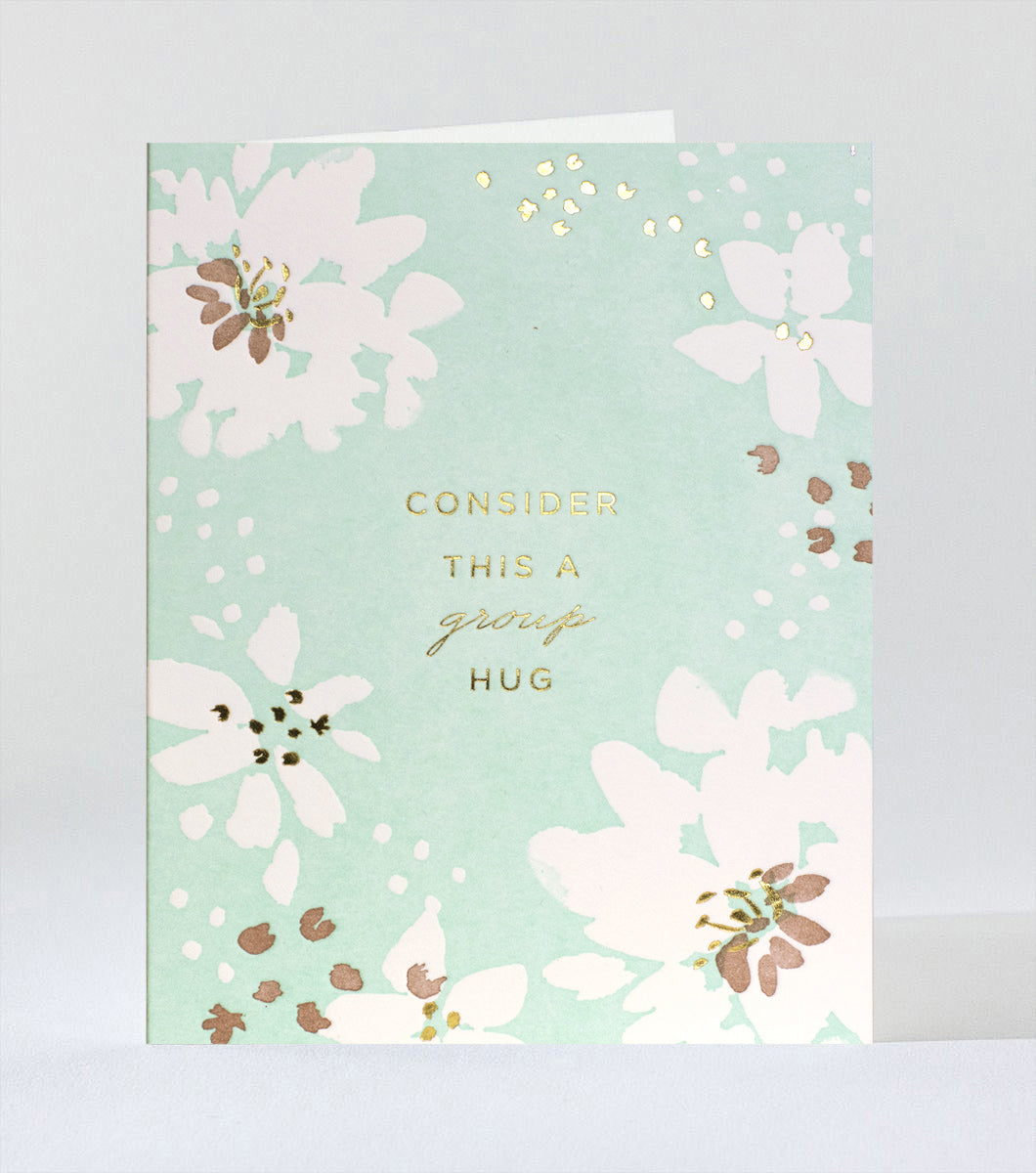 Elum Designs Cubic Thanks Letterpress Greeting Card 