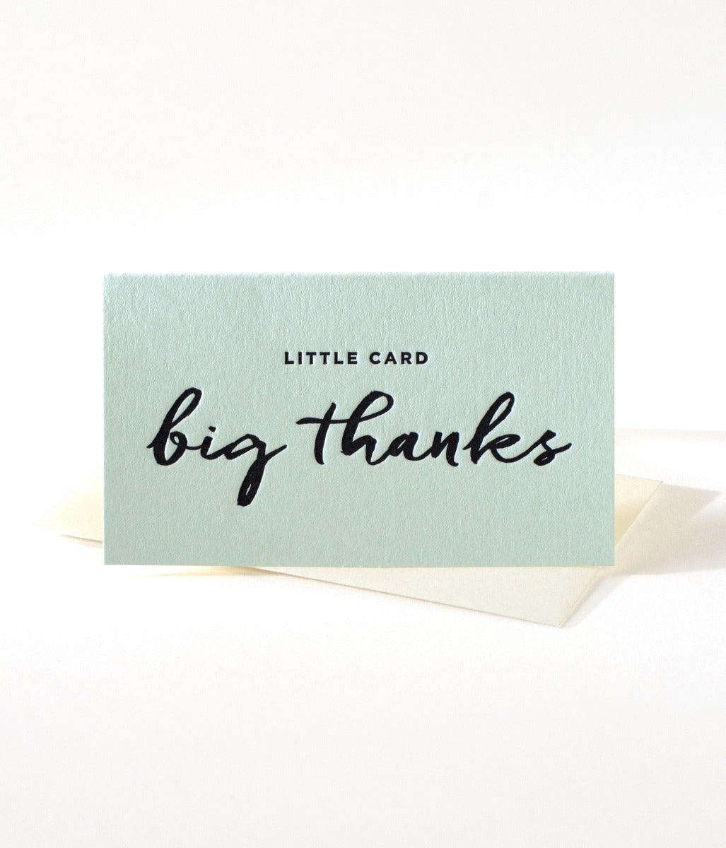 Big Thanks Mini Notes - Set of 10