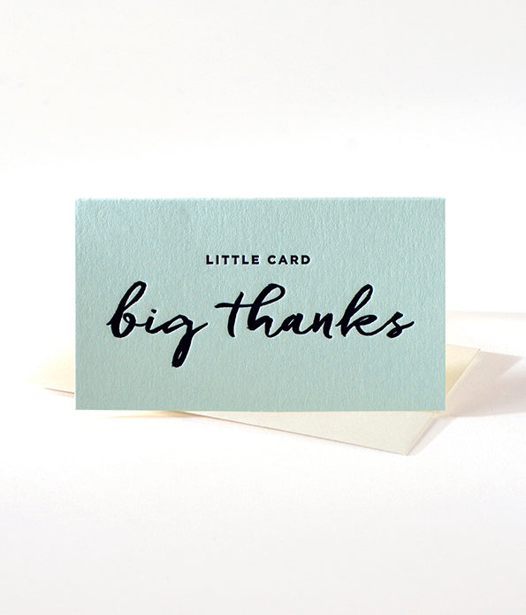 Big Thanks Mini Notes - Set of 10