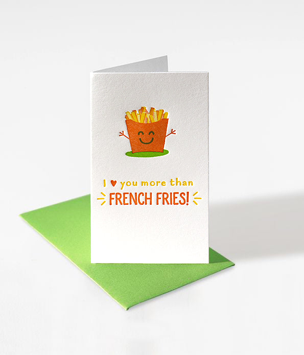 French Fries Mini Notes - Set of 10