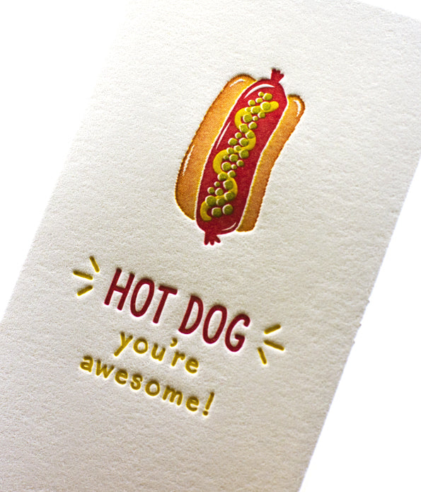 Hot Dog Mini Notes - Set of 10