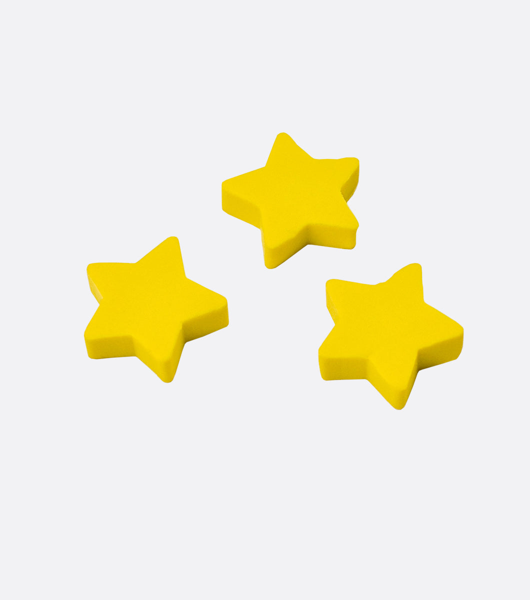 star shaped erasers