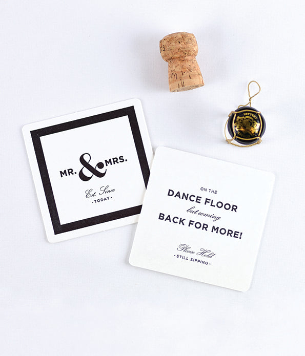 Classic B&W Coasters - Set of 10